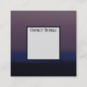 名刺ART&デザインスタイル スクエア名刺 (裏面)