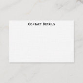 名刺ART&デザインスタイル 名刺 (裏面)