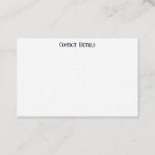 名刺ART&デザインスタイル 名刺 (裏面)