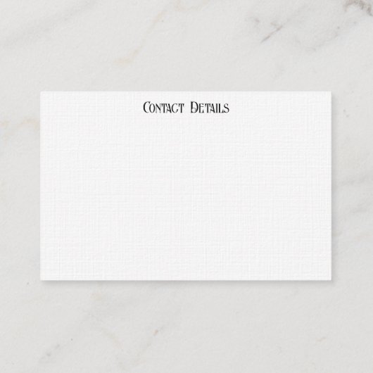 名刺ART&デザインスタイル 名刺 (裏面)