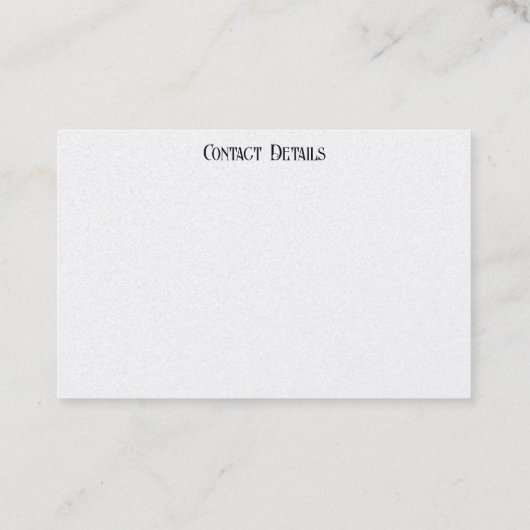 名刺ART&デザインスタイル 名刺 (裏面)