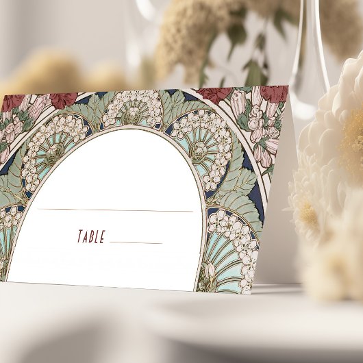 名刺Burgundyのテー結婚ブルヴィンテージ プレイスカード