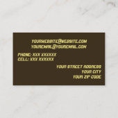 名刺DJ/音楽 名刺 (裏面)