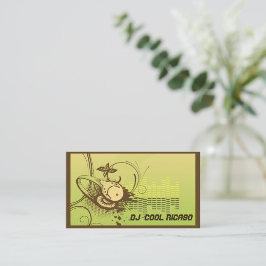 名刺DJ/音楽 名刺 (スタンド正面)