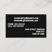 名刺DJ/音楽 名刺 (裏面)