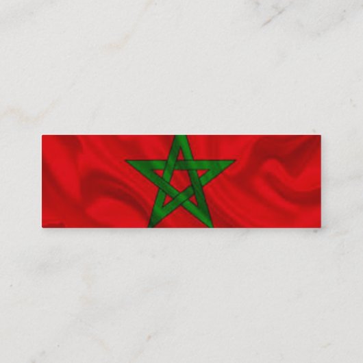 名刺MORROCO 🇲🇦 スキニー名刺 (裏面)