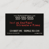 名刺Spiderweb両面カスタマイズ可能 名刺 (裏面)