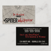 名刺Spiderweb両面カスタマイズ可能 名刺 (正面/裏面)