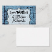 名刺Tinパネ素朴ル天井国Wes 名刺 (正面/裏面)