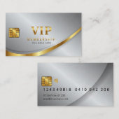 名刺VIP金ゴールド 名刺 (正面/裏面)