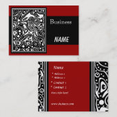 名刺Zizzago Australian Trail Red 名刺 (正面/裏面)