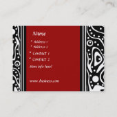 名刺Zizzago Australian Trail Red 名刺 (裏面)