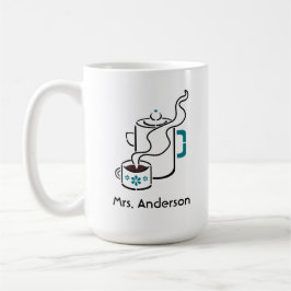 名前おもしろい付きのコーヒーブレイクスペルチェックが必要 マグカップ