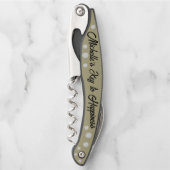 名前おもしろいcorkscrew、幸福への鍵 ソムリエナイフ (正面)