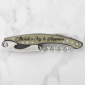 名前おもしろいcorkscrew、幸福への鍵 ソムリエナイフ (正面)