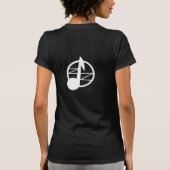 名前およびロゴのワイシャツ Tシャツ (裏面)