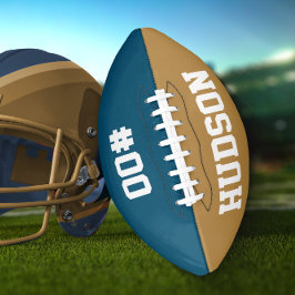 名前および数とパーソナライズ アメリカンフットボール