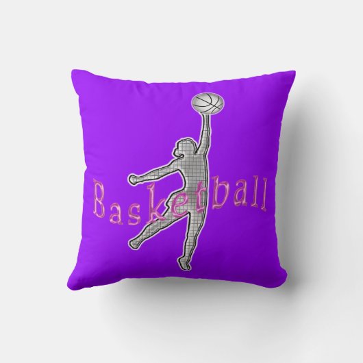 名前および数を用いるパーソナライズなバスケットボールの枕 クッション (裏面)