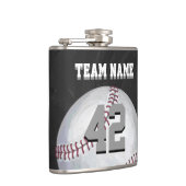 名前および数を用いる野球 フラスク (右)