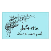 名前および文字が付いている物惜しみしないレトロの花の展示