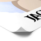 名前かわいいオーストラリアベビーコアラバイブル引用文 ポスター (角)