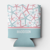 名前かわいい海岸熱帯ビーチ 缶クーラー (裏面)