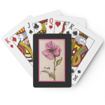 名前かわいらし付きピンクフローラ