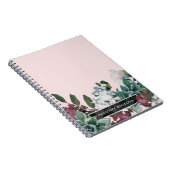 名前かわいらし付きフローラ ノートブック (右側)