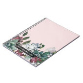 名前かわいらし付きフローラ ノートブック (左側)