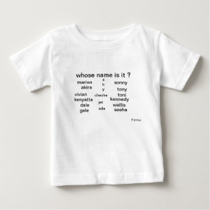 名前がそれであるベビーのTシャツ、か。 MMetropolim著 ベビーTシャツ