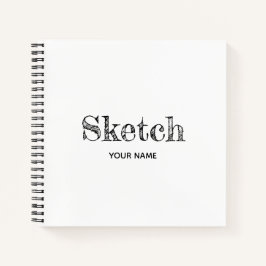 名前がアーティストのノートブックのスケッチブック ノートブック