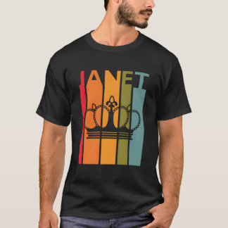 名前がジャネットの人のためのジャネット Tシャツ