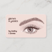 名前が二つ付いている 名刺 (正面)