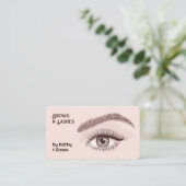 名前が二つ付いている 名刺 (スタンド正面)