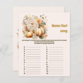 名前が付いたソング 赤ちゃん歓迎会 ゲーム (正面/裏面)