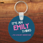 名前が分からないエミリー キーホルダー (正面)