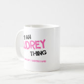 名前が分からないオードリー コーヒーマグカップ (正面左)