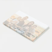 名前が暗くなパーソナライズされたった投稿ノート付き写真 ポストイット (アングル)