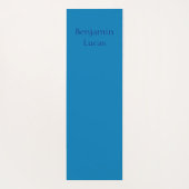 名前が背面にあるプライマリカラーリングや輪 ヨガマット (裏面)