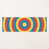 名前が背面にあるプライマリカラーリングや輪 ヨガマット (正面(横))