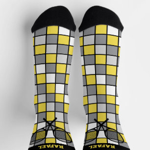 名前がchecked🎾テニスラケット ソックス