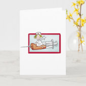 名前でパーソナライズ – すごいナース カード (黄色い花)