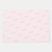 名前でパーソナライズ ラッピングペーパーシート (正面2)