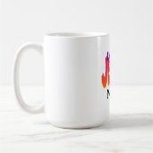 名前でパーソナライズJesus Loves You Mug コーヒーマグカップ (左)