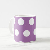 名前でパーソナライズPolka Mag コーヒーマグカップ (正面左)