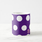 名前でパーソナライズPolka Mag コーヒーマグカップ (中央)