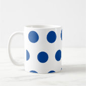 名前でパーソナライズPolka Mag コーヒーマグカップ (左)