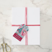 名前とあいさつ文をパーソナライズする人魚と友達 ギフトタグ (より糸付き)