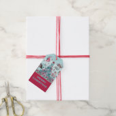 名前とあいさつ文をパーソナライズする人魚と友達 ギフトタグ (より糸付き)