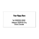 名前とアドレスのカスタマイズ可能なラバースタンプ ラバースタンプ (インプリント)